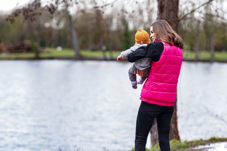 Mutter Training mit Kind